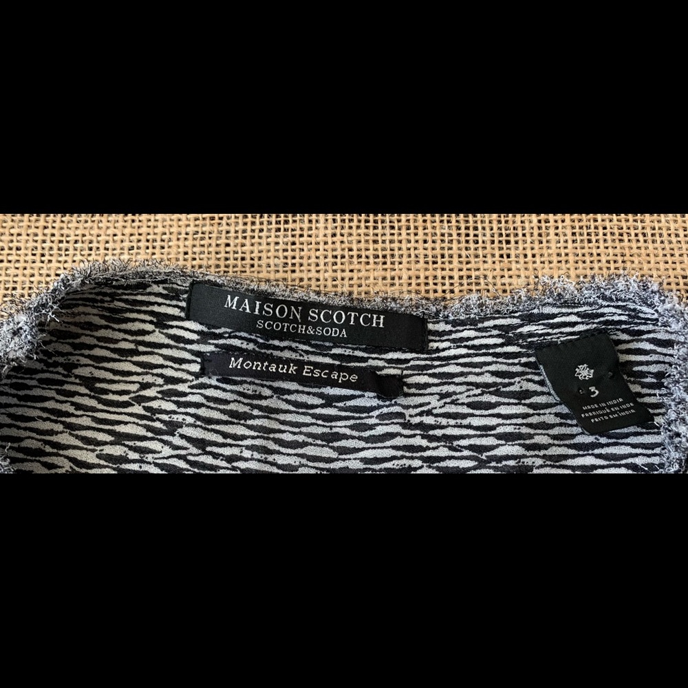 SCOTCH & SODA Long Sleeve Shirt With Frayed Edging - Picture 7 of 11